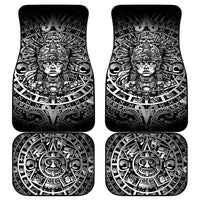 Mexico Aztec Warrior Goddess Car Mats Aztec Skull Tribal Calender Silver Spirit - Wonder Print Shop