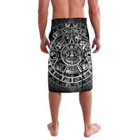 Mexico Aztec Warrior Goddess Lavalava Aztec Skull Tribal Calender Silver Spirit - Wonder Print Shop