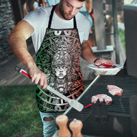 Mexico Aztec Warrior Goddess Apron Aztec Skull Tribal Calender Tricolor Spirit - Wonder Print Shop