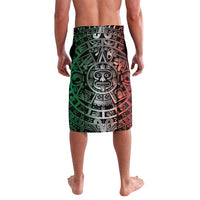 Mexico Aztec Warrior Goddess Lavalava Aztec Skull Tribal Calender Tricolor Spirit - Wonder Print Shop