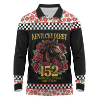Kentucky Horse Racing 152nd Long Sleeve Polo Shirt Run for the Roses May 2026