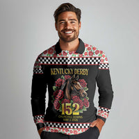 Kentucky Horse Racing 152nd Long Sleeve Polo Shirt Run for the Roses May 2026