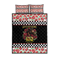 Kentucky Horse Racing 152nd Quilt Bed Set Run for the Roses May 2026