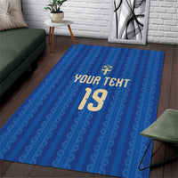 Custom World Football 2026 Sweden Area Rug Swedish The Blue and Yellow Champions
