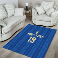 Custom World Football 2026 Sweden Area Rug Swedish The Blue and Yellow Champions
