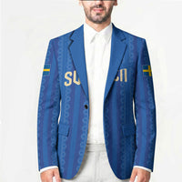 Custom World Football 2026 Sweden Blazer Swedish The Blue and Yellow Champions