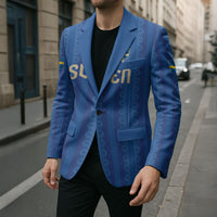 Custom World Football 2026 Sweden Blazer Swedish The Blue and Yellow Champions