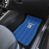 Custom World Football 2026 Sweden Car Mats Swedish The Blue and Yellow Champions