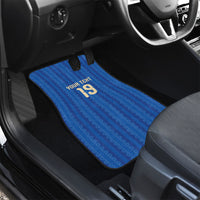Custom World Football 2026 Sweden Car Mats Swedish The Blue and Yellow Champions