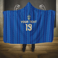 Custom World Football 2026 Sweden Hooded Blanket Swedish The Blue and Yellow Champions