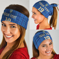 Custom World Football 2026 Sweden Neck Gaiter Swedish The Blue and Yellow Champions