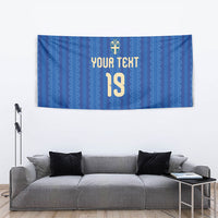 Custom World Football 2026 Sweden Tapestry Swedish The Blue and Yellow Champions