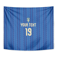 Custom World Football 2026 Sweden Tapestry Swedish The Blue and Yellow Champions
