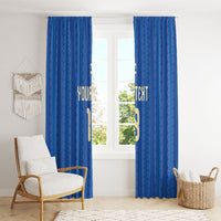 Custom World Football 2026 Sweden Window Curtain Swedish The Blue and Yellow Champions