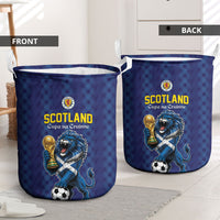 World Football 2026 Scotland Laundry Basket Scottish Tartan Cupa na Cruinne Glory