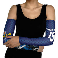 Custom World Football 2026 Scotland Arm Sleeves Scottish Tartan Cupa na Cruinne Glory