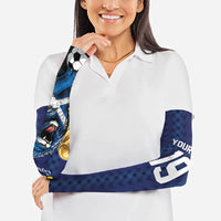 Custom World Football 2026 Scotland Arm Sleeves Scottish Tartan Cupa na Cruinne Glory