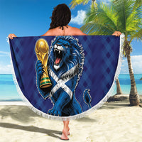 World Football 2026 Scotland Beach Blanket Scottish Tartan Cupa na Cruinne Glory
