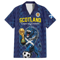 Custom World Football 2026 Scotland Hawaiian Shirt Scottish Tartan Cupa na Cruinne Glory