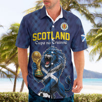 Custom World Football 2026 Scotland Hawaiian Shirt Scottish Tartan Cupa na Cruinne Glory