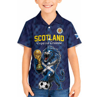 Custom World Football 2026 Scotland Hawaiian Shirt Scottish Tartan Cupa na Cruinne Glory