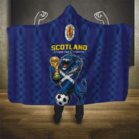 World Football 2026 Scotland Hooded Blanket Scottish Tartan Cupa na Cruinne Glory