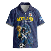 Custom World Football 2026 Scotland Kid Hawaiian Shirt Scottish Tartan Cupa na Cruinne Glory