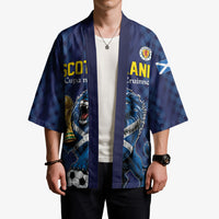 Custom World Football 2026 Scotland Kimono Scottish Tartan Cupa na Cruinne Glory
