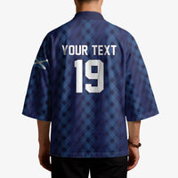 Custom World Football 2026 Scotland Kimono Scottish Tartan Cupa na Cruinne Glory