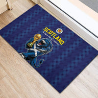 World Football 2026 Scotland Rubber Doormat Scottish Tartan Cupa na Cruinne Glory