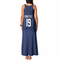 Custom World Football 2026 Scotland Tank Maxi Dress Scottish Tartan Cupa na Cruinne Glory