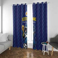 World Football 2026 Scotland Window Curtain Scottish Tartan Cupa na Cruinne Glory