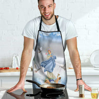 Italy Assumption Of Mary Apron Blessed Virgin Mary Angel And Dove - Wonder Print Shop