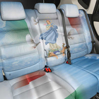Italy Assumption Of Mary Back Car Seat Cover Blessed Virgin Mary Angel And Dove - Wonder Print Shop