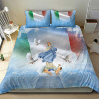 Italy Assumption Of Mary Bedding Set Blessed Virgin Mary Angel And Dove - Wonder Print Shop
