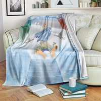 Italy Assumption Of Mary Blanket Blessed Virgin Mary Angel And Dove - Wonder Print Shop