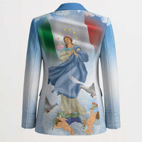 Italy Assumption Of Mary Blazer Blessed Virgin Mary Angel And Dove - Wonder Print Shop