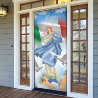 Italy Assumption Of Mary Door Cover Blessed Virgin Mary Angel And Dove - Wonder Print Shop