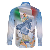 Italy Assumption Of Mary Family Matching Short Sleeve Bodycon Dress and Hawaiian Shirt Blessed Virgin Mary Angel And Dove LT19
