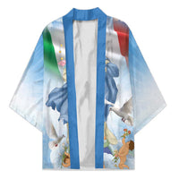 Italy Assumption Of Mary Kimono Blessed Virgin Mary Angel And Dove - Wonder Print Shop