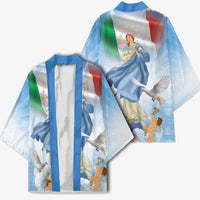 Italy Assumption Of Mary Kimono Blessed Virgin Mary Angel And Dove - Wonder Print Shop
