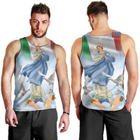 Italy Assumption Of Mary Men Tank Top Blessed Virgin Mary Angel And Dove LT19