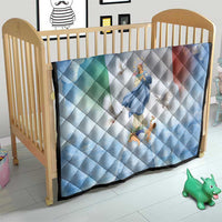 Italy Assumption Of Mary Quilt Blessed Virgin Mary Angel And Dove - Wonder Print Shop