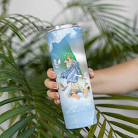 Italy Assumption Of Mary Skinny Tumbler Blessed Virgin Mary Angel And Dove - Wonder Print Shop