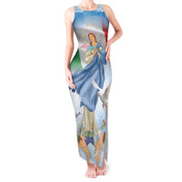 Italy Assumption Of Mary Tank Maxi Dress Blessed Virgin Mary Angel And Dove LT19