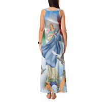 Italy Assumption Of Mary Tank Maxi Dress Blessed Virgin Mary Angel And Dove LT19