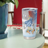 Italy Assumption Of Mary Tumbler Cup Blessed Virgin Mary Angel And Dove - Wonder Print Shop