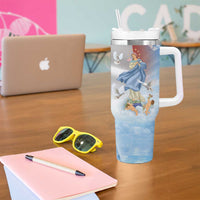 Italy Assumption Of Mary Tumbler With Handle Blessed Virgin Mary Angel And Dove - Wonder Print Shop