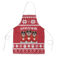 Saint Bernard Dog Switzerland Christmas Apron - Wonder Print Shop