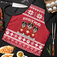 Saint Bernard Dog Switzerland Christmas Apron - Wonder Print Shop
